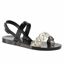 Casual Sandals Sandals MELISSA - Lip II Ad 32729 Black/Silver 50545 Black