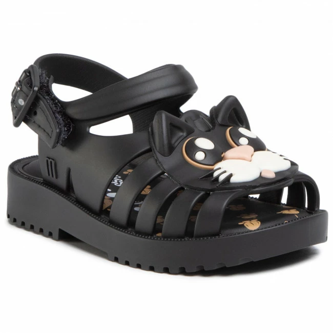 Sandals MELISSA - Francxs Cat Bb 32872 Black/White 51492 Black