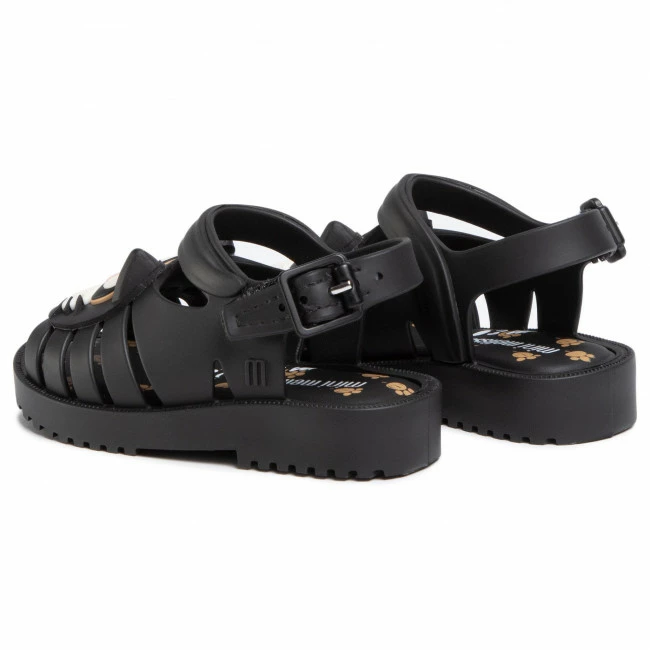 Sandals MELISSA - Francxs Cat Bb 32872 Black/White 51492 Black - Image 3
