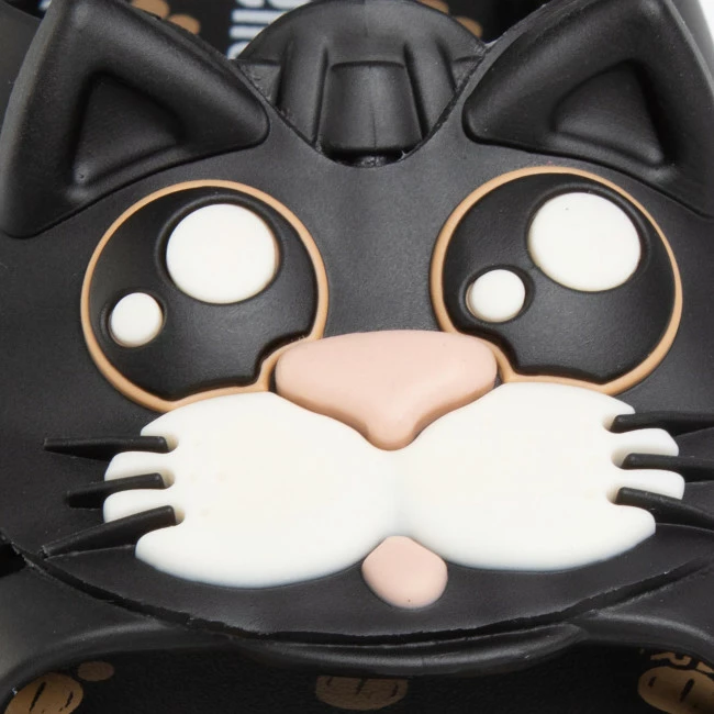 Sandals MELISSA - Francxs Cat Bb 32872 Black/White 51492 Black - Image 6