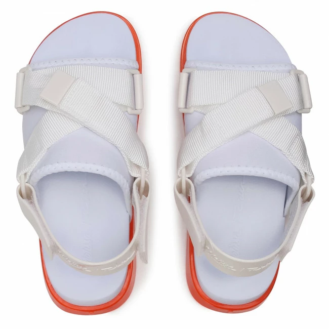 Casual Sandals Sandals MELISSA - Rider R Next Ad 32936 Orange/White 50840 White - Image 6