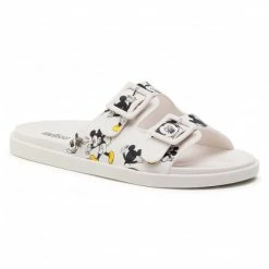 Casual Mules Slides MELISSA - Wide + Mickey & Friend 32999 White/Yellow/Black 53871 White