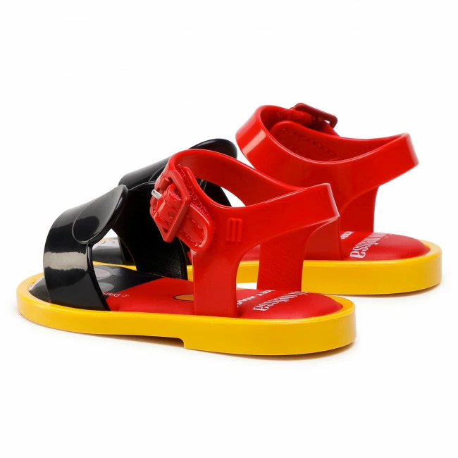 Sandals MELISSA - Mini Melissa Mar Sandal + Mick 33234 Red/Black/Yellow 53218 Black, Red - Image 3