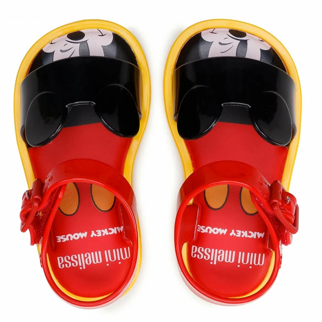 Sandals MELISSA - Mini Melissa Mar Sandal + Mick 33234 Red/Black/Yellow 53218 Black, Red - Image 6