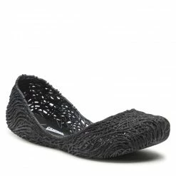 Ballerina Shoes Flats MELISSA - Campana Flow Ad 32984 Black Glitter/Black 53699 Black
