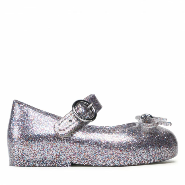 Velcro Shoes MELISSA - Mini Melissa Sweet Love Bb 32803 Silver Glitter 53519 Silver - Image 2