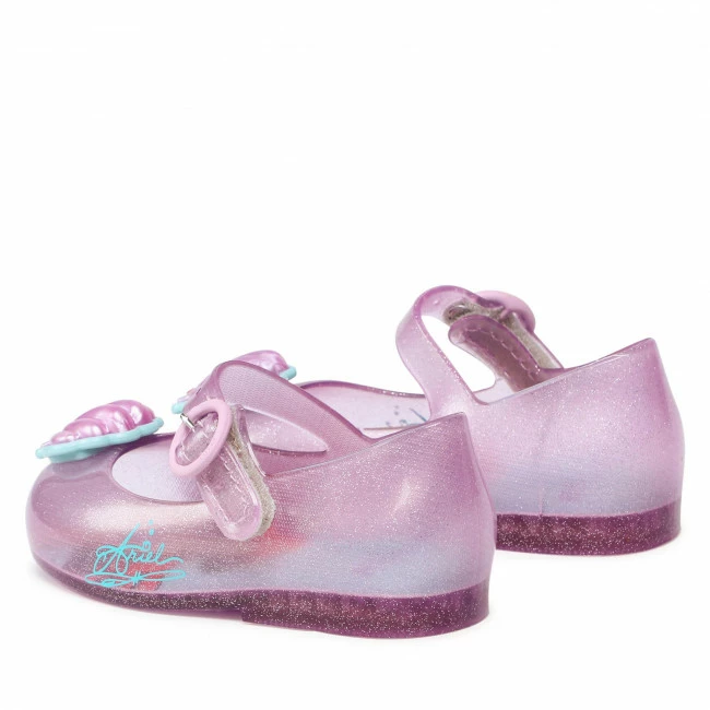 Velcro Shoes MELISSA - Mini Melissa Sweet Love + Disn 33447 Pink Glitter 52528 Purple - Image 3