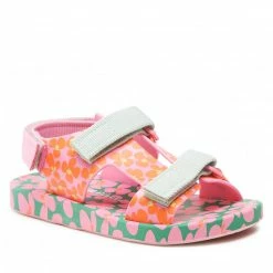 Sandals MELISSA - Mini Melissa Pingpong + Fabula 33450 Pink/Green AE738 Colourful