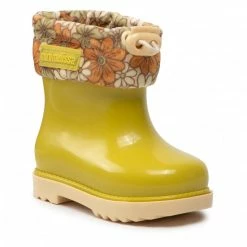 Wellingtons MELISSA - Mini Melissa Rain Boot III Bb 33615 Green/Yellow AB202 Green