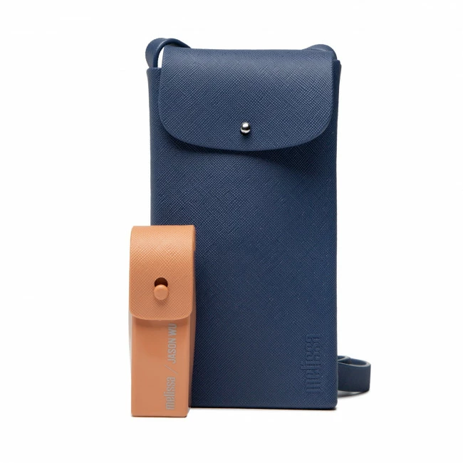 Cross Body Bags Handbag MELISSA - Lipstick Bag + Jason W Blue AB876 Navy Blue