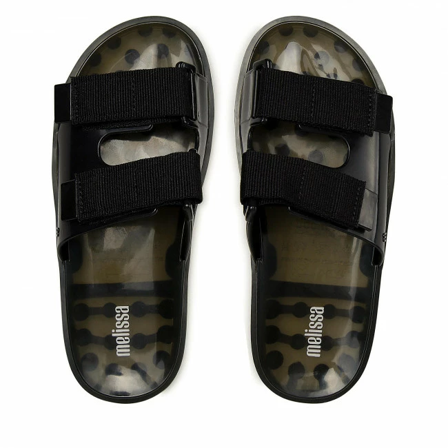 Casual Mules Klapki MELISSA - Wide Brave Ad 33575 Green/Black AC996 Black - Image 5