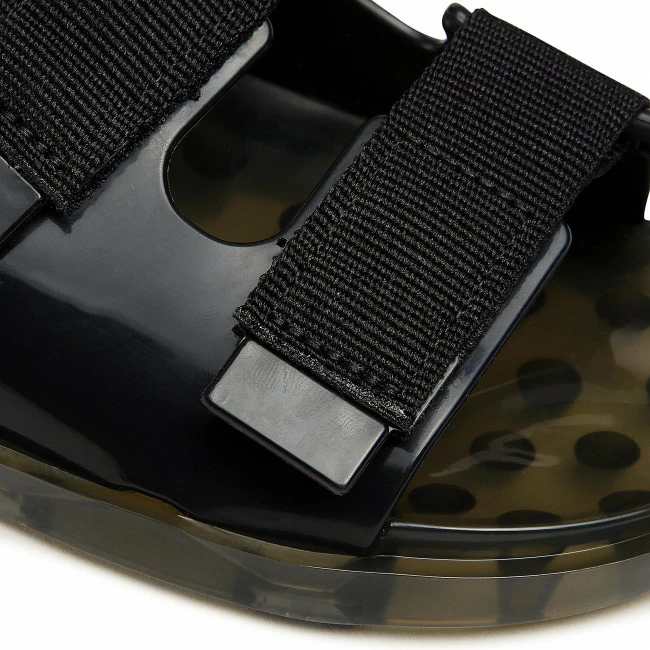 Casual Mules Klapki MELISSA - Wide Brave Ad 33575 Green/Black AC996 Black - Image 6