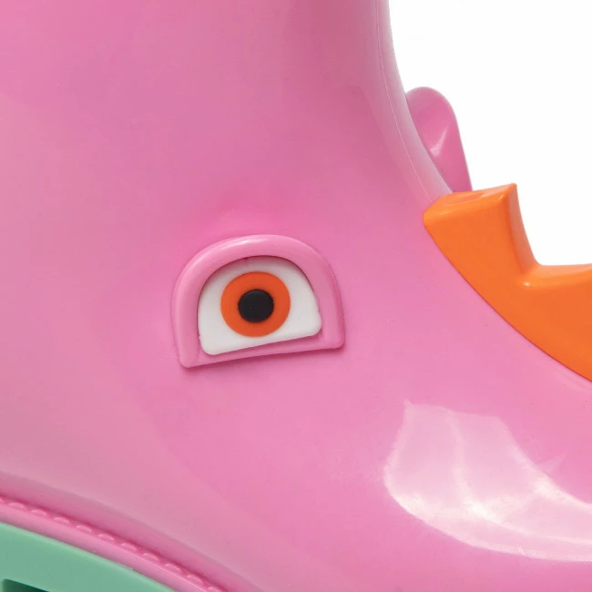 Wellingtons MELISSA - Mini Melissa Rain Boot + Fabul 33677 Pink/Green/Orange AF029 Pink - Image 6
